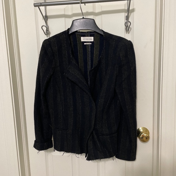 Women’s black and green tweed wool jacket - Picture 1 of 7